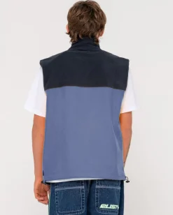 Tasty Ice Polar Fleece Zip Up Vest | Rusty Discount