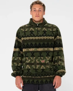 Teka 1/4 Zip Polar Fleece | Rusty Hot