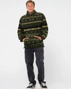 Teka 1/4 Zip Polar Fleece | Rusty Hot