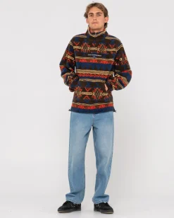 Teka 1/4 Zip Polar Fleece | Rusty Clearance