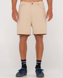 The Bruce Vintage Wash 5 Pocket Short | Rusty Cheap