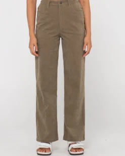 The Secret High Rise Cord Pant | Rusty Online
