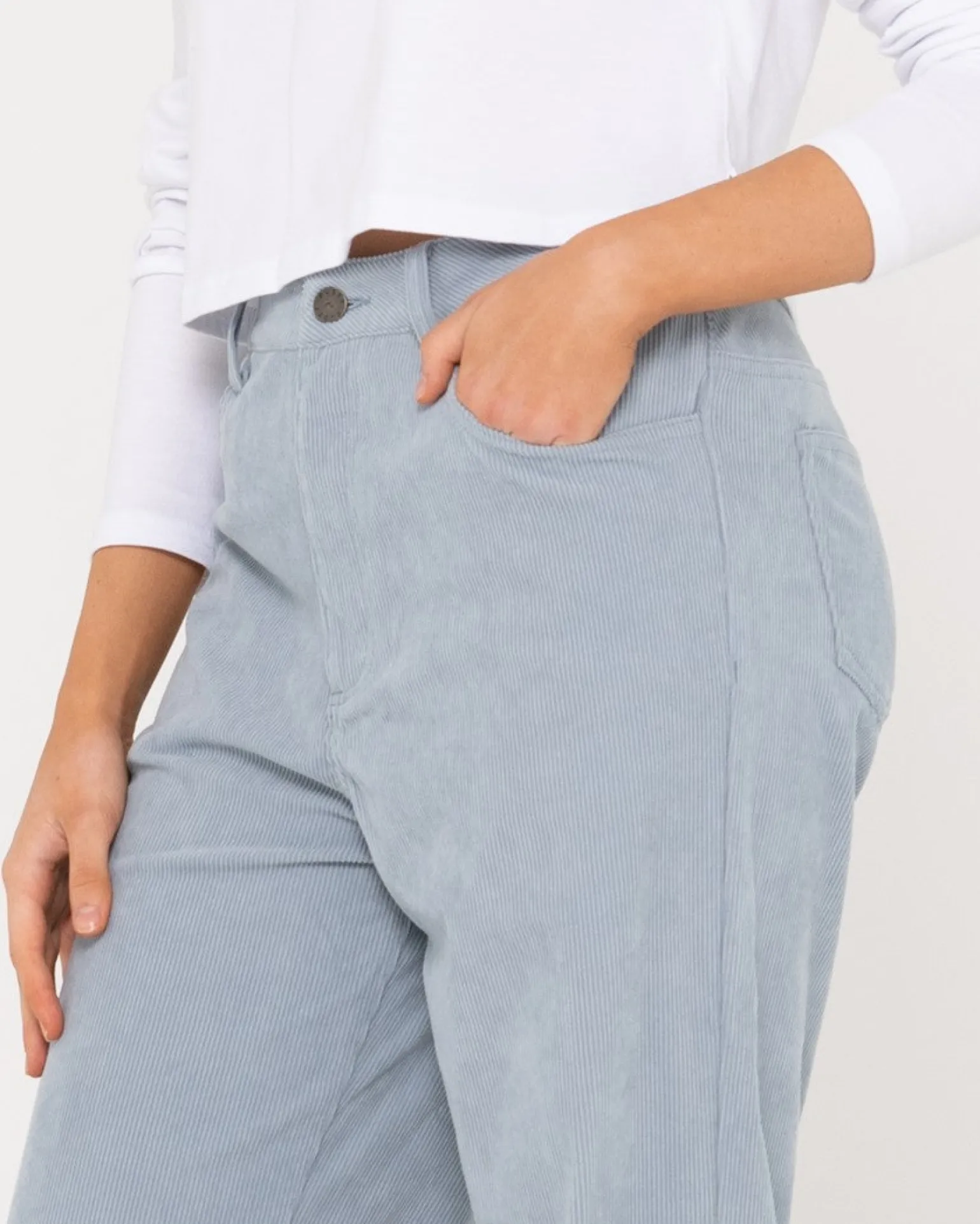 The Secret High Rise Cord Pant | Rusty Hot