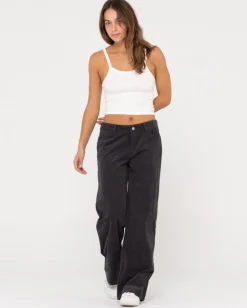 The Secret Low Rise Wide Leg Cord Pant | Rusty Shop