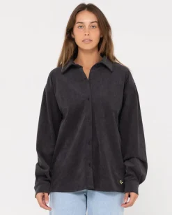 The Secret Oversized Cord Shirt | Rusty Hot