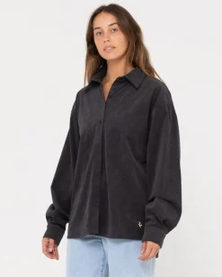The Secret Oversized Cord Shirt | Rusty Flash Sale