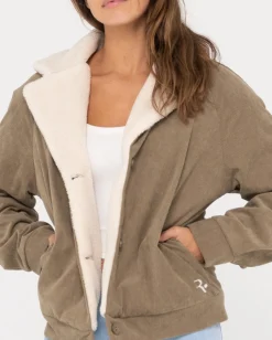 The Secret Relaxed Fit Cord Jacket | Rusty Cheap