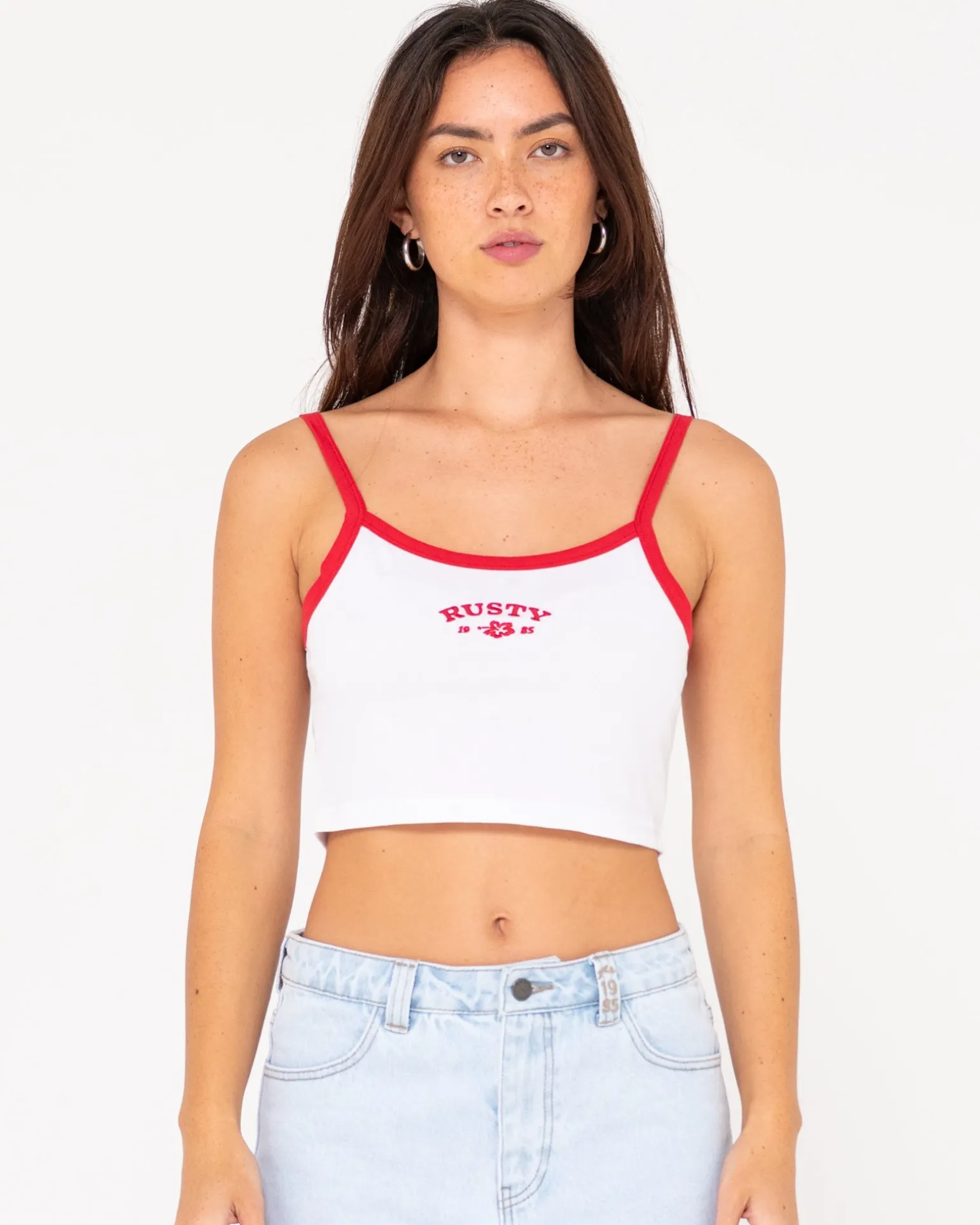 Thriving Graphic Crop Tank Top | Rusty Discount