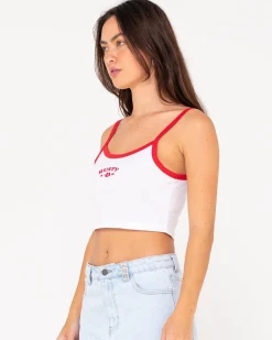 Thriving Graphic Crop Tank Top | Rusty Discount