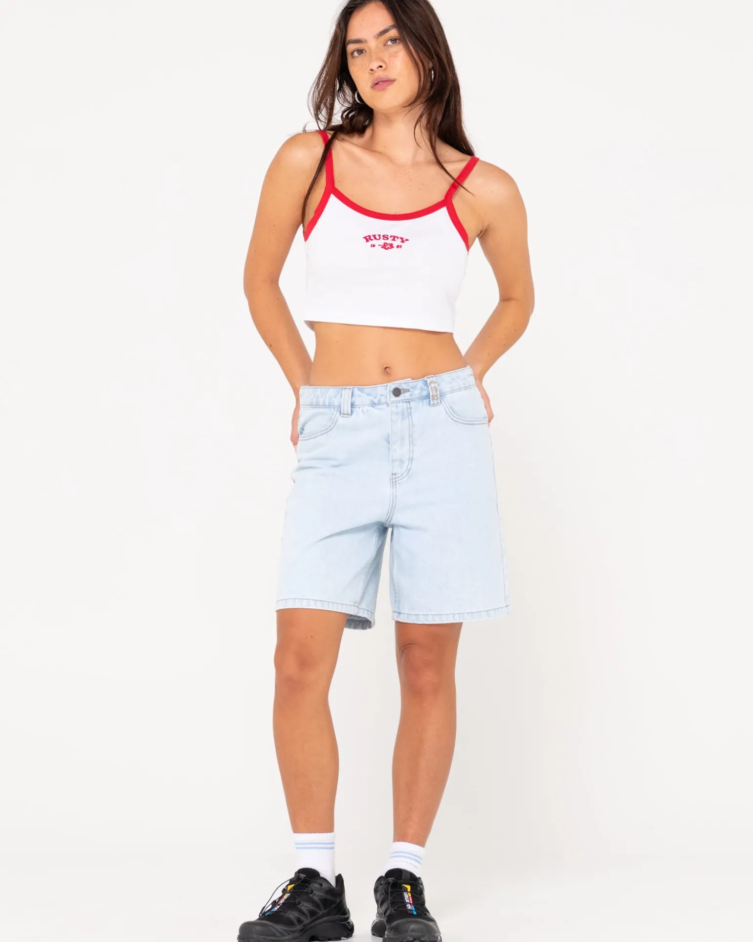 Thriving Graphic Crop Tank Top | Rusty Discount