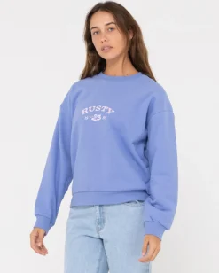 Thriving Graphic Relaxed Crew Fleece | Rusty Shop
