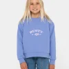 Thriving Relaxed Crew Fleece Girls | Rusty Best Sale