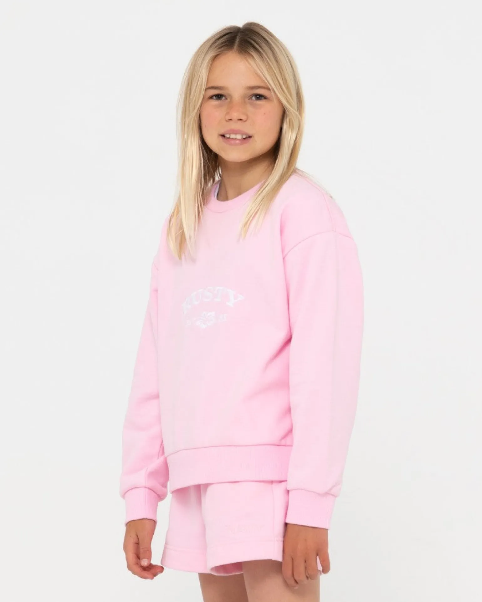 Thriving Relaxed Crew Fleece Girls | Rusty Online
