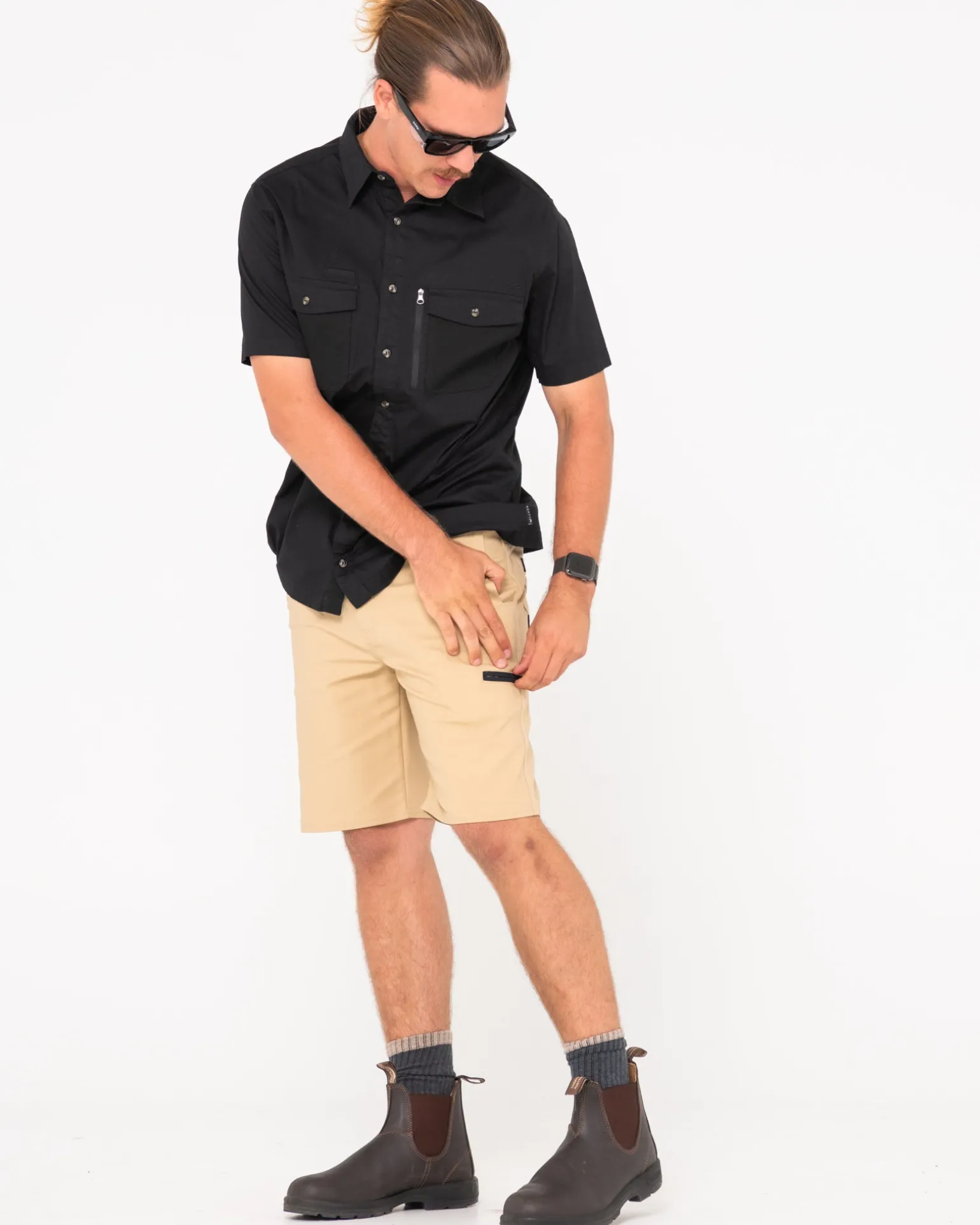 Tr400 9 Pocket Stretch Short | Rusty Cheap