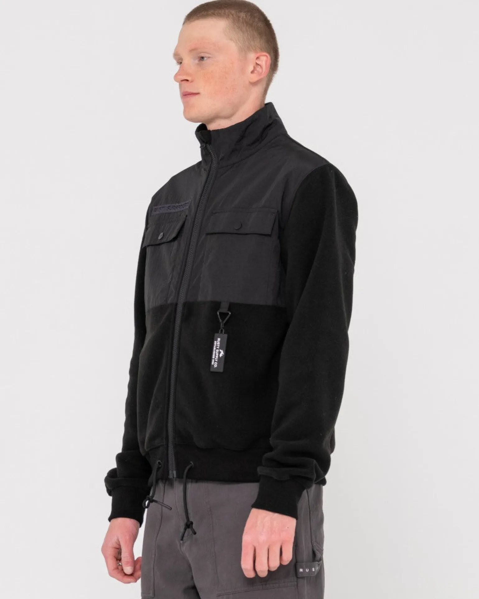 Utility Zip Up Polar Fleece | Rusty Online