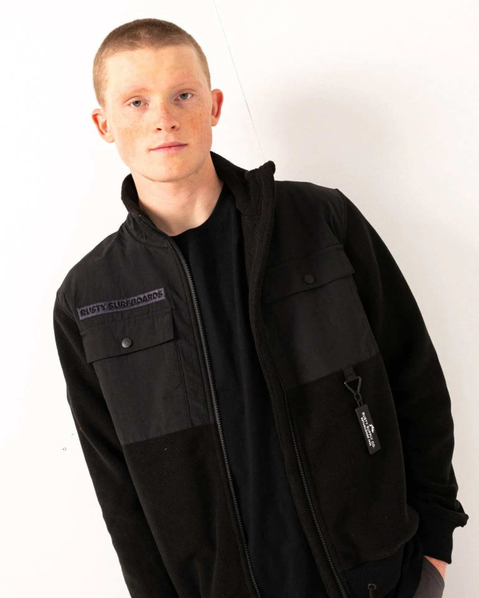 Utility Zip Up Polar Fleece | Rusty Online