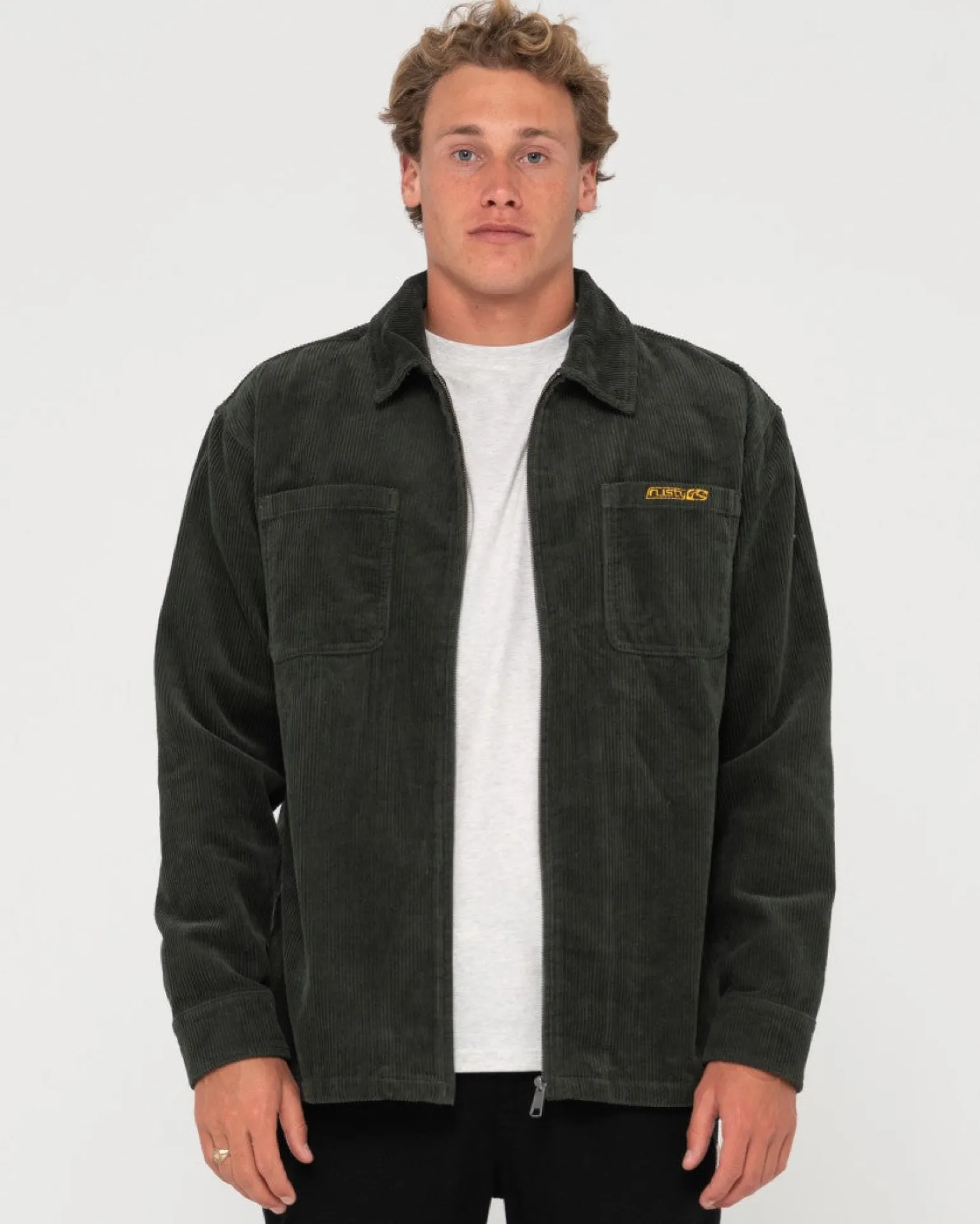 V8 Coup Cord Zip Up Jacket | Rusty Sale