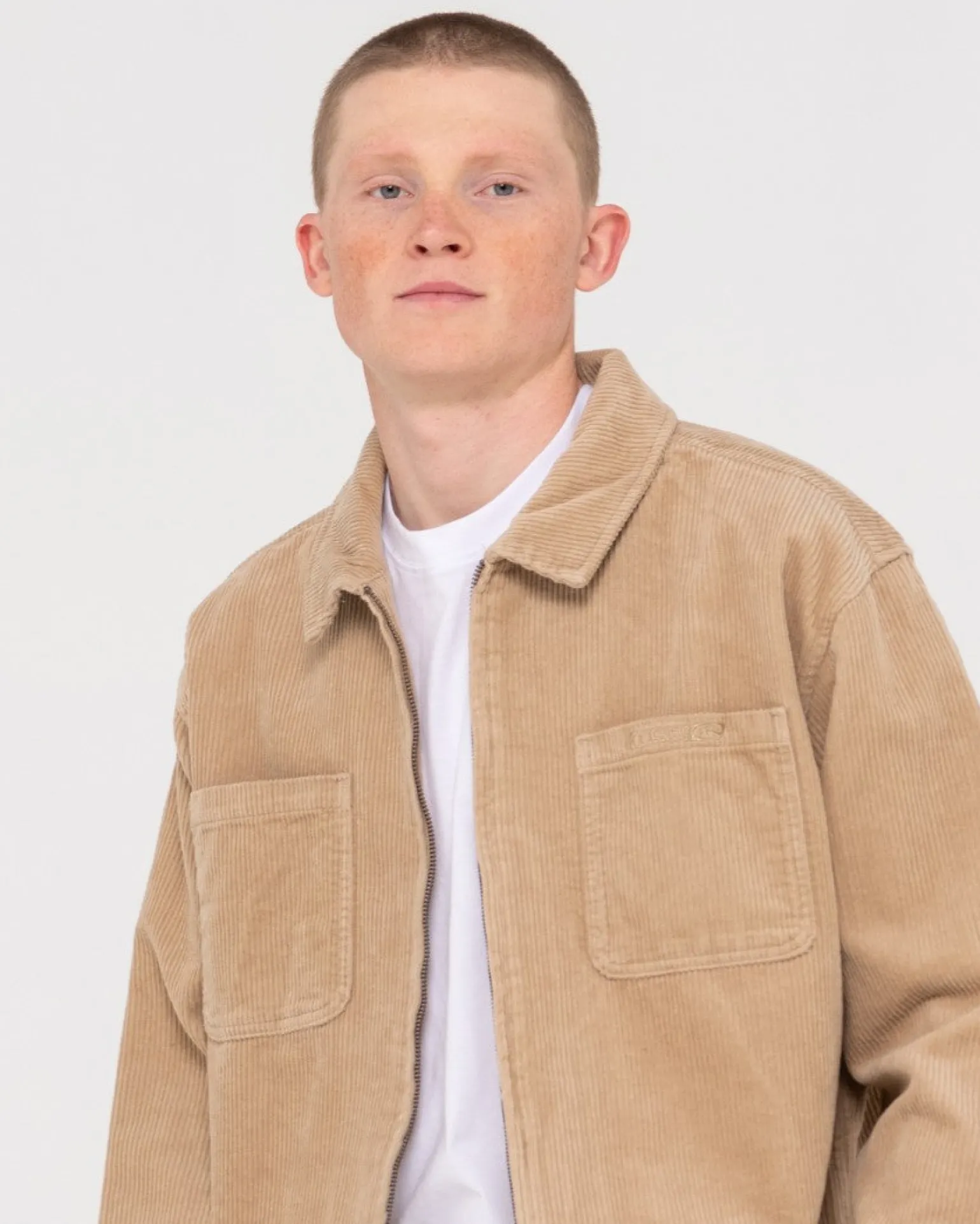 V8 Coup Cord Zip Up Jacket | Rusty Flash Sale