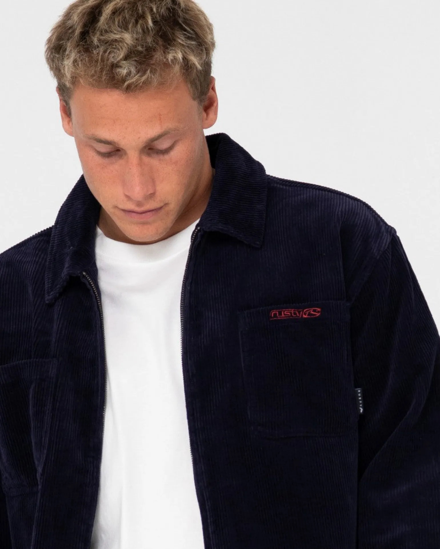 V8 Coup Cord Zip Up Jacket | Rusty Online