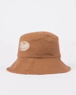Vacay Time Reversible Printed Bucket Hat | Rusty Cheap