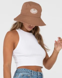 Vacay Time Reversible Printed Bucket Hat | Rusty Cheap