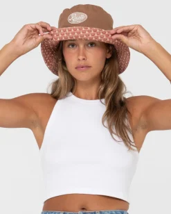 Vacay Time Reversible Printed Bucket Hat | Rusty Cheap