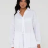 Vahala Oversized Long Sleeve Shirt | Rusty Cheap