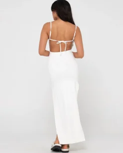 Vicky Side Split Slip Maxi Dress | Rusty Outlet