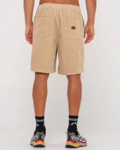 8 Wale Workwear Elastic Short Boys | Rusty Cheap