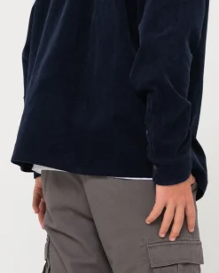 White Whale Long Sleeve Cord Shirt | Rusty Flash Sale