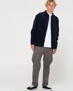 White Whale Long Sleeve Cord Shirt | Rusty Flash Sale