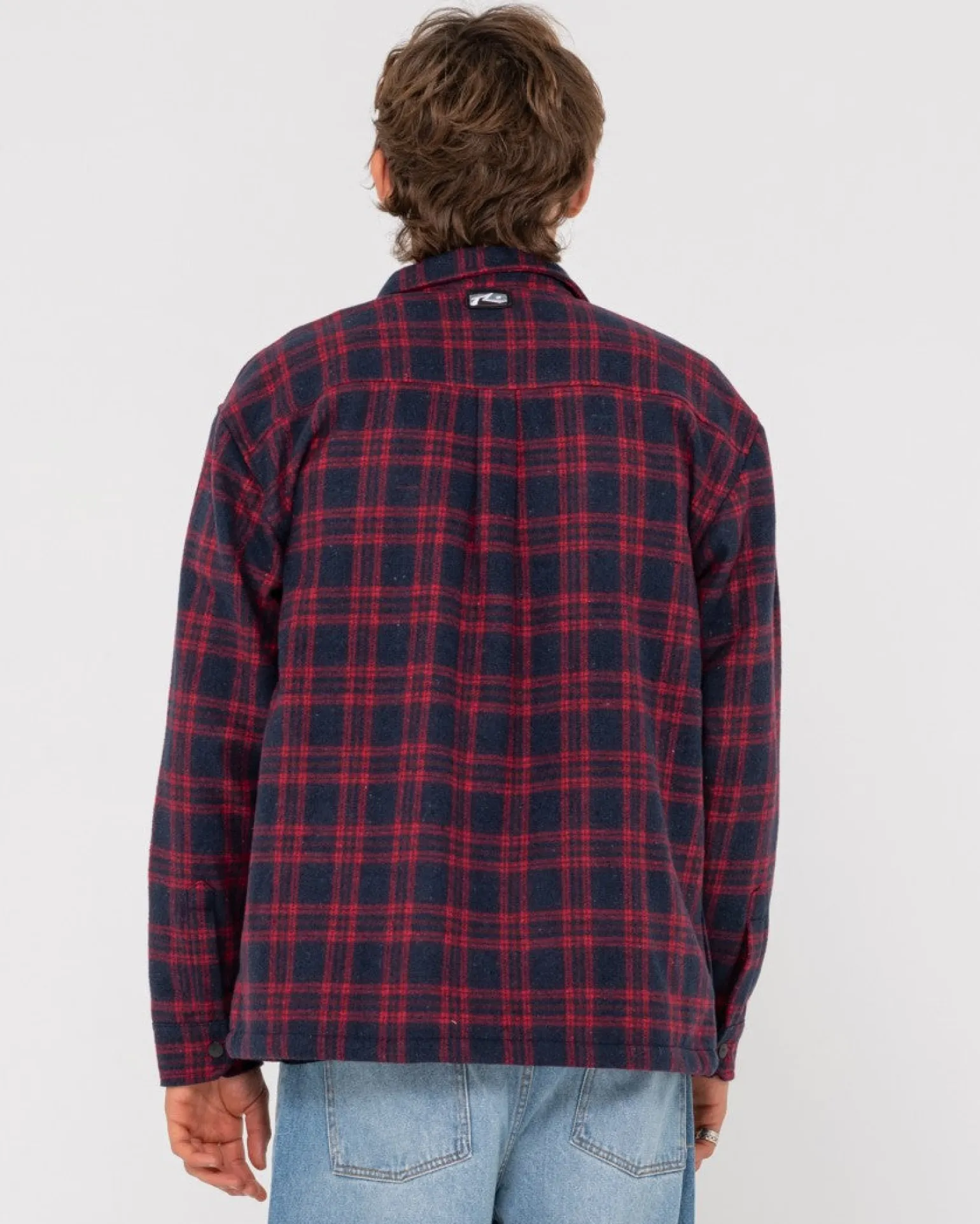 Woodchuck Woven Plaid Zip Up Jacket | Rusty Discount