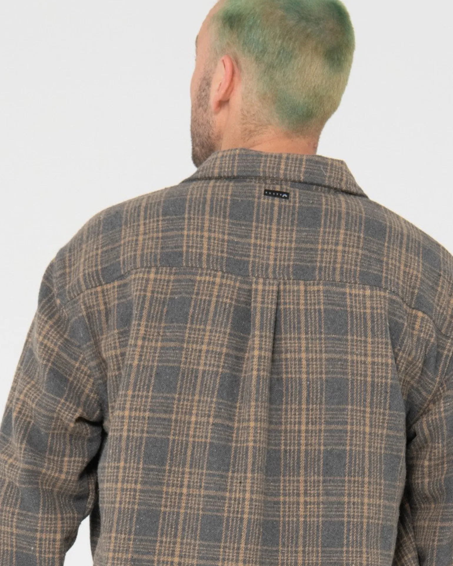 Woodchuck Woven Plaid Zip Up Jacket | Rusty Flash Sale