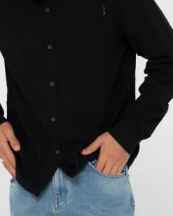 Yuma Linen Long Sleeve Shirt | Rusty Cheap
