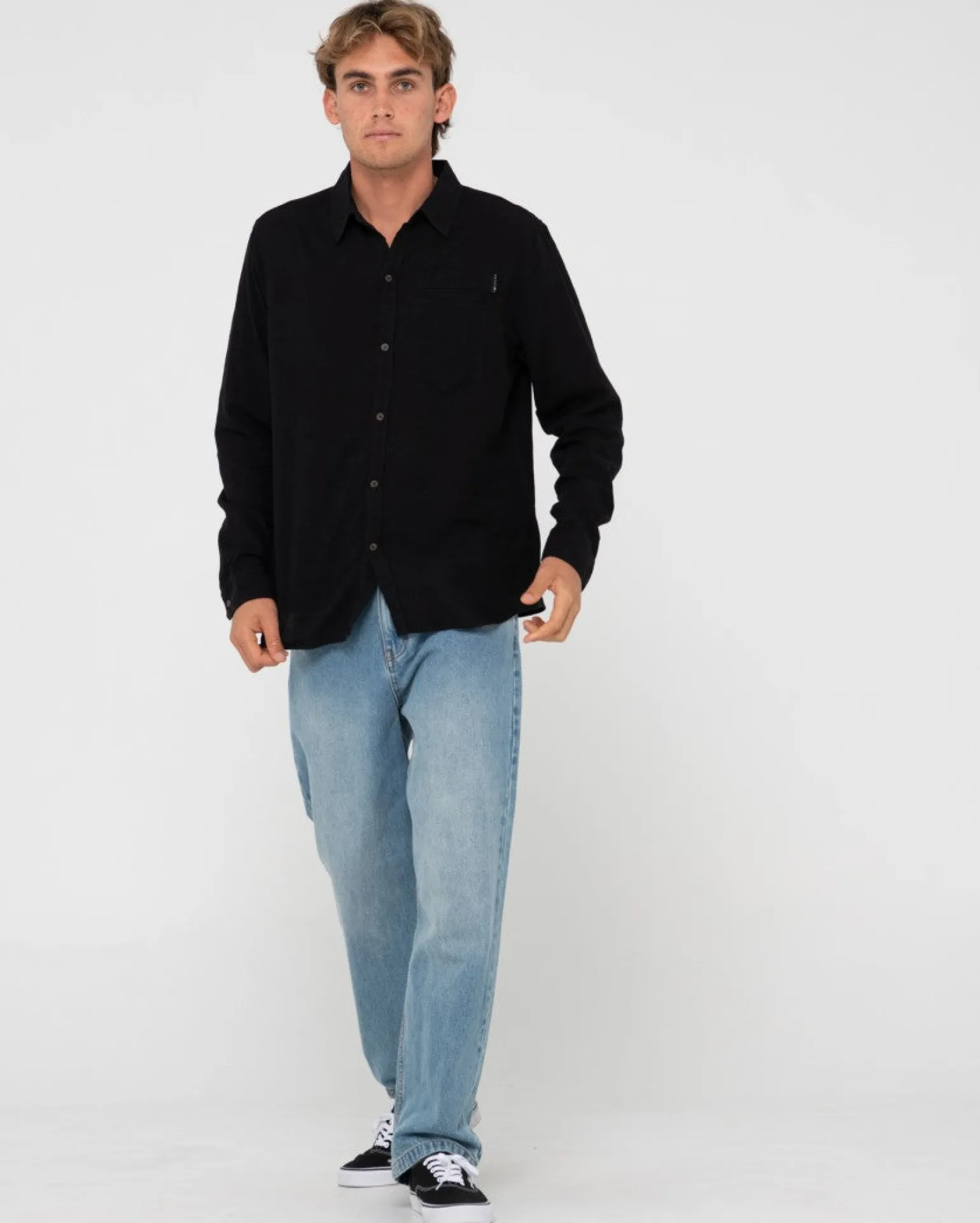 Yuma Linen Long Sleeve Shirt | Rusty Cheap